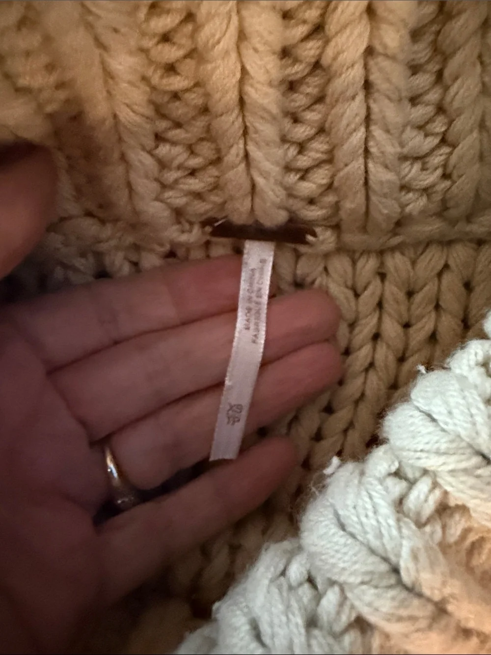 Free People My Only Sunshine Chunky Knit Sweater- size XS